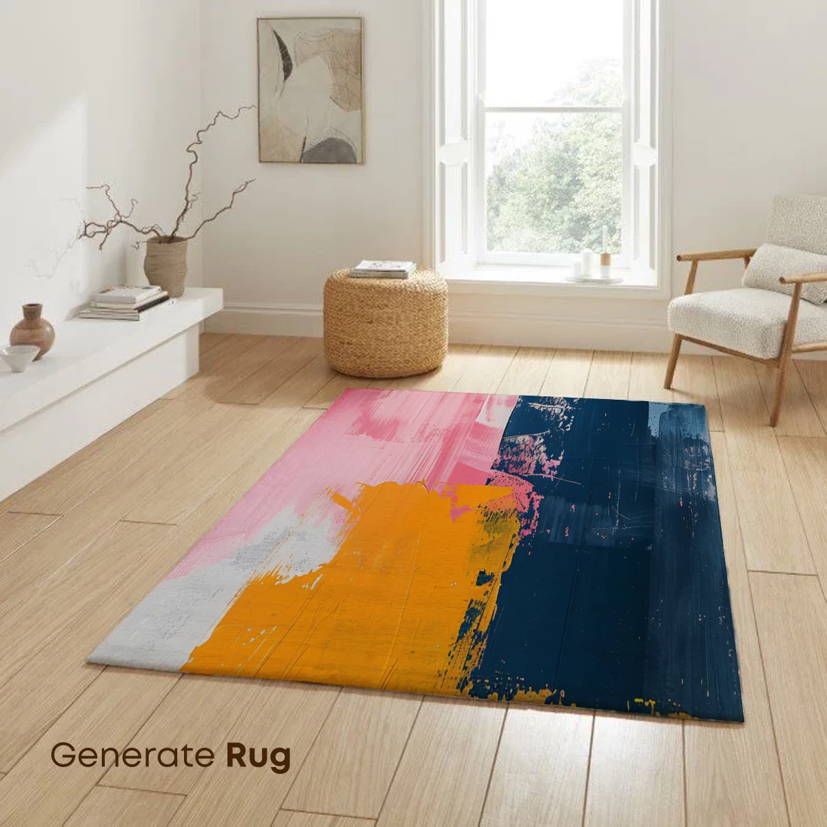 Abstract Canvas Harmony: Bold Strokes of Color - Image 6