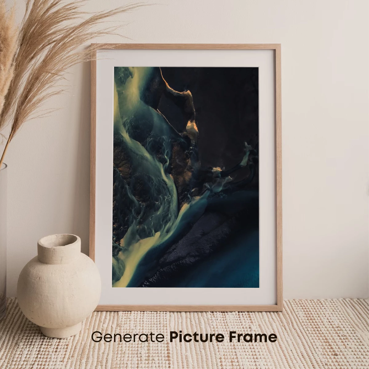 Ethereal River's Embrace: A Fusion of Earth and Sky - Image 7