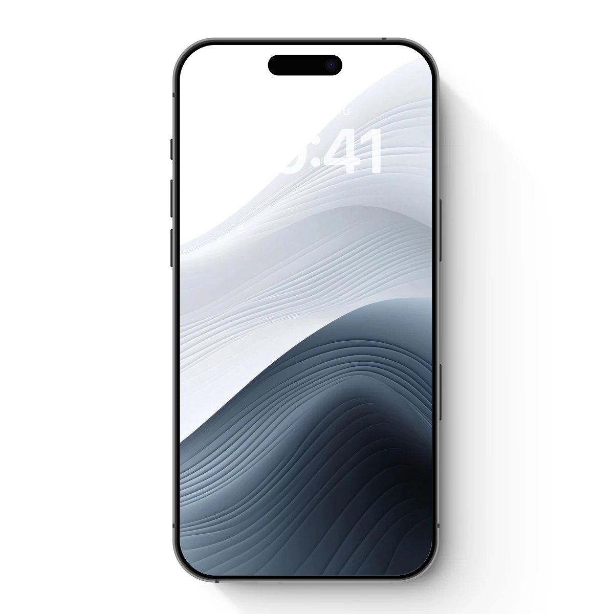 Elegant Flow: Abstract Waves in Monochrome