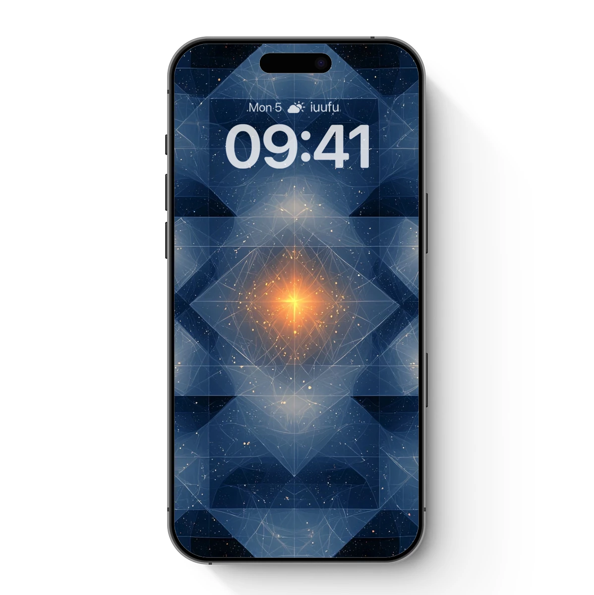 Cosmic Geometric Symphony: Radiant Starlight Mandala