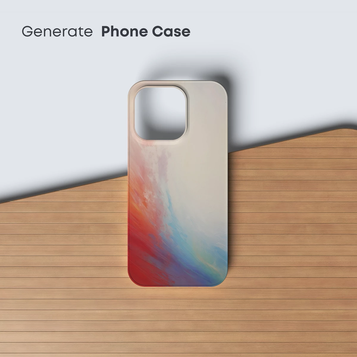 Abstract Dawn: Fusion of Colors and Canvas Texture - Image 3