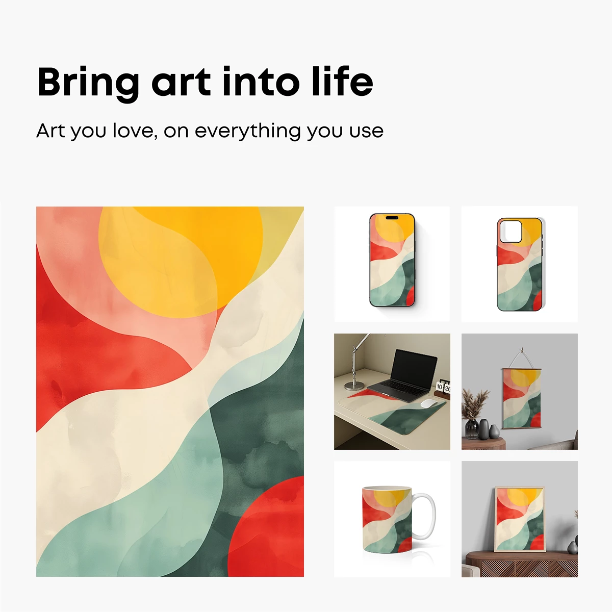 Abstract Waves of Color: Modern Fluid Artistry - Image 2