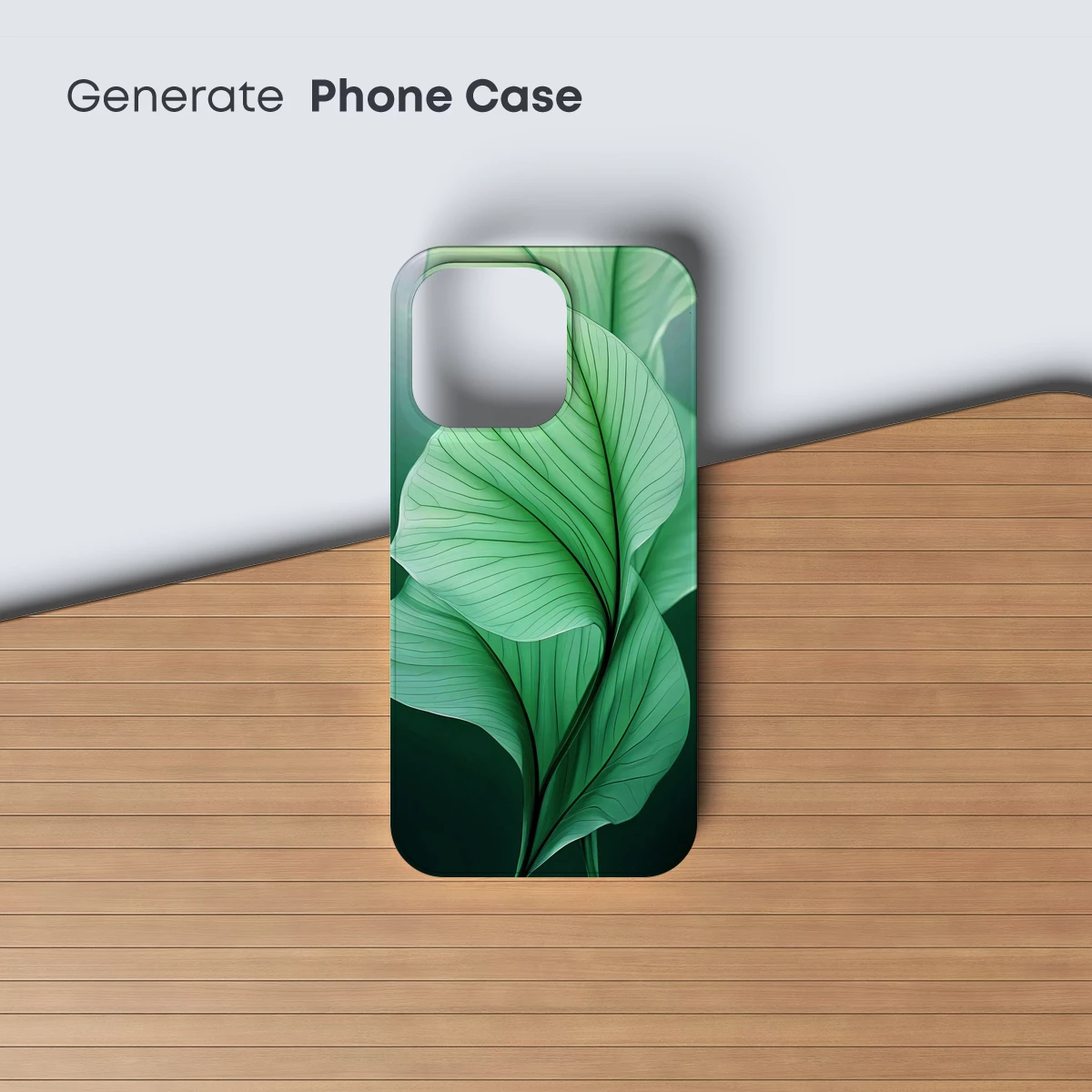 Elegant Green Leaf Symphony - Image 3