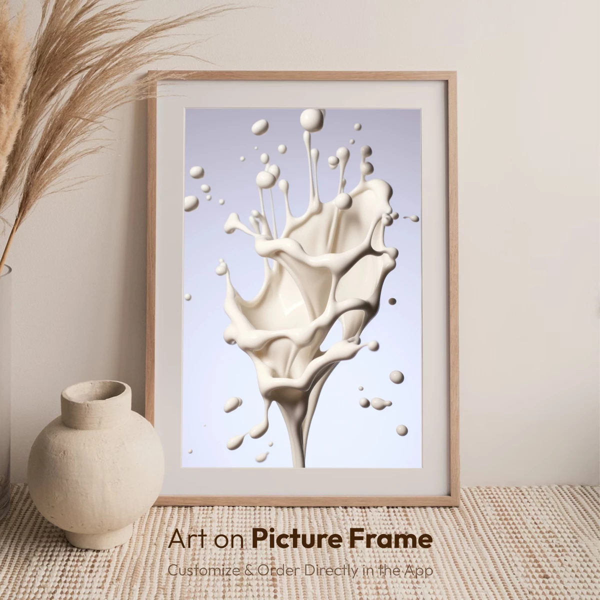 Creamy Elegance: A Splash of Milk Artistry - Image 7