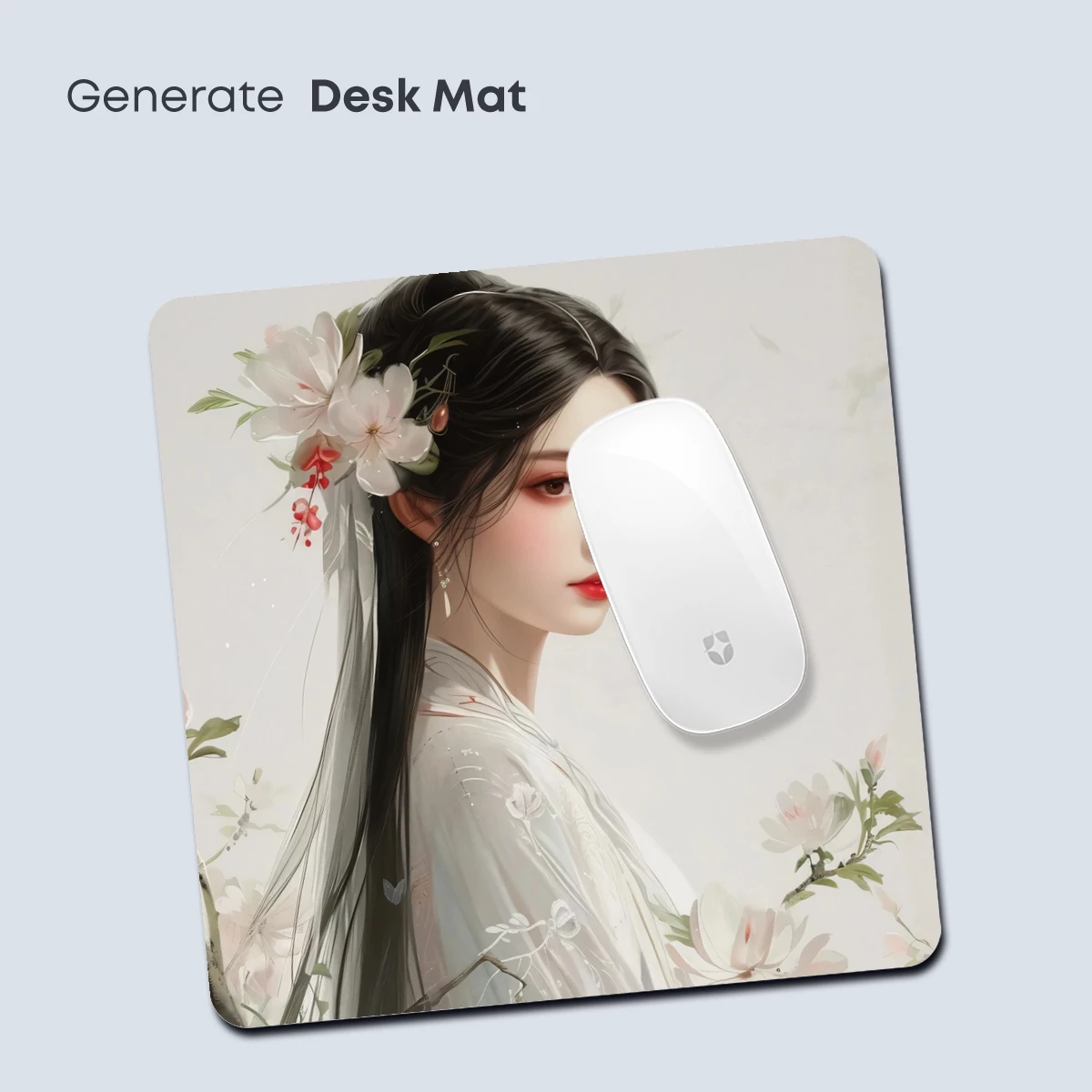 Ethereal Blossom: A Poetic Portrait in Floral Elegance - Image 4