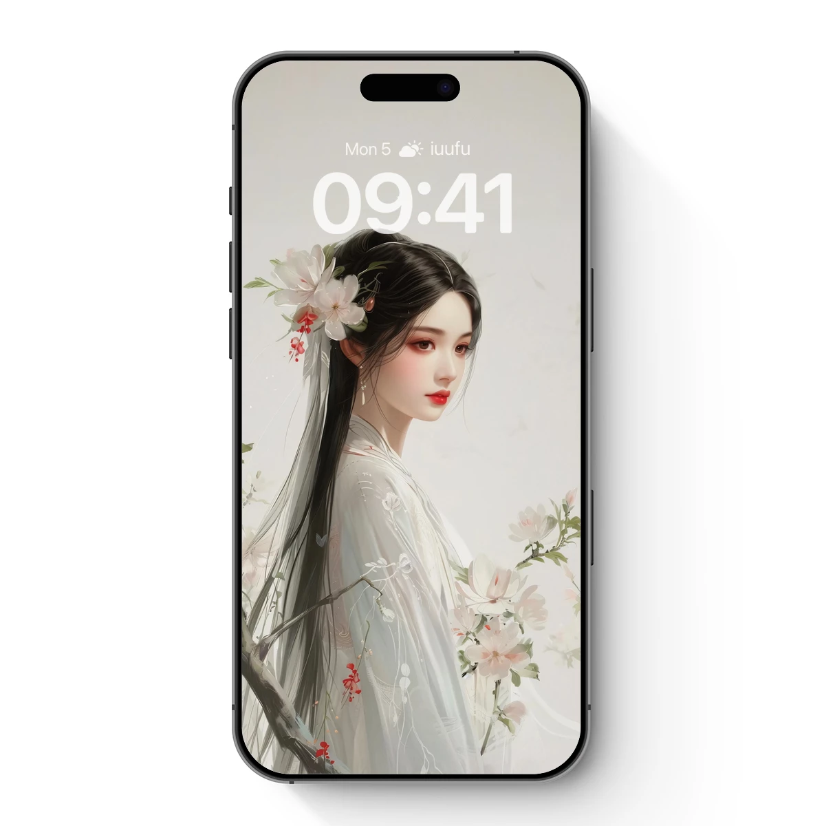 Ethereal Blossom: A Poetic Portrait in Floral Elegance