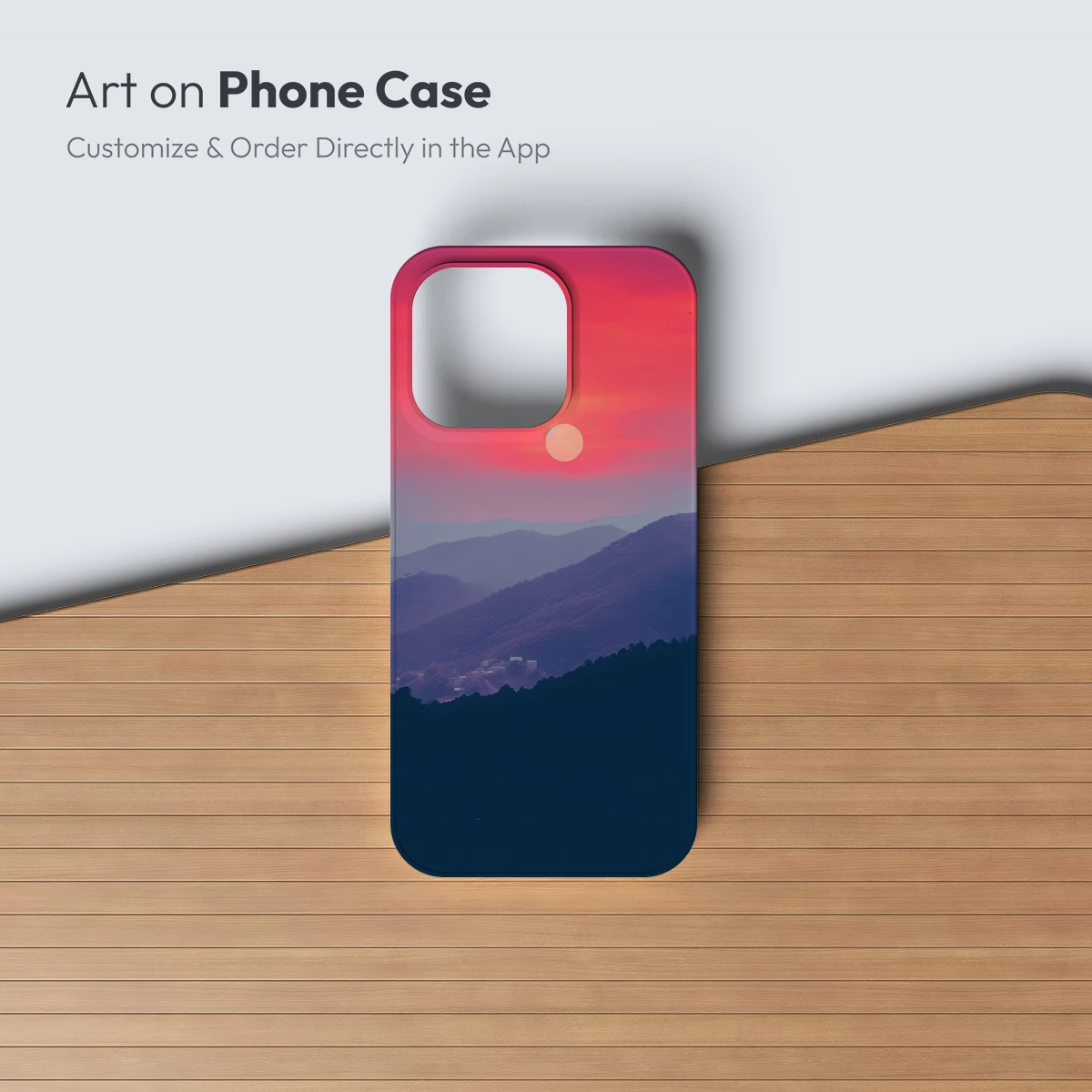 Eternal Sunset Over Misty Peaks - Image 2