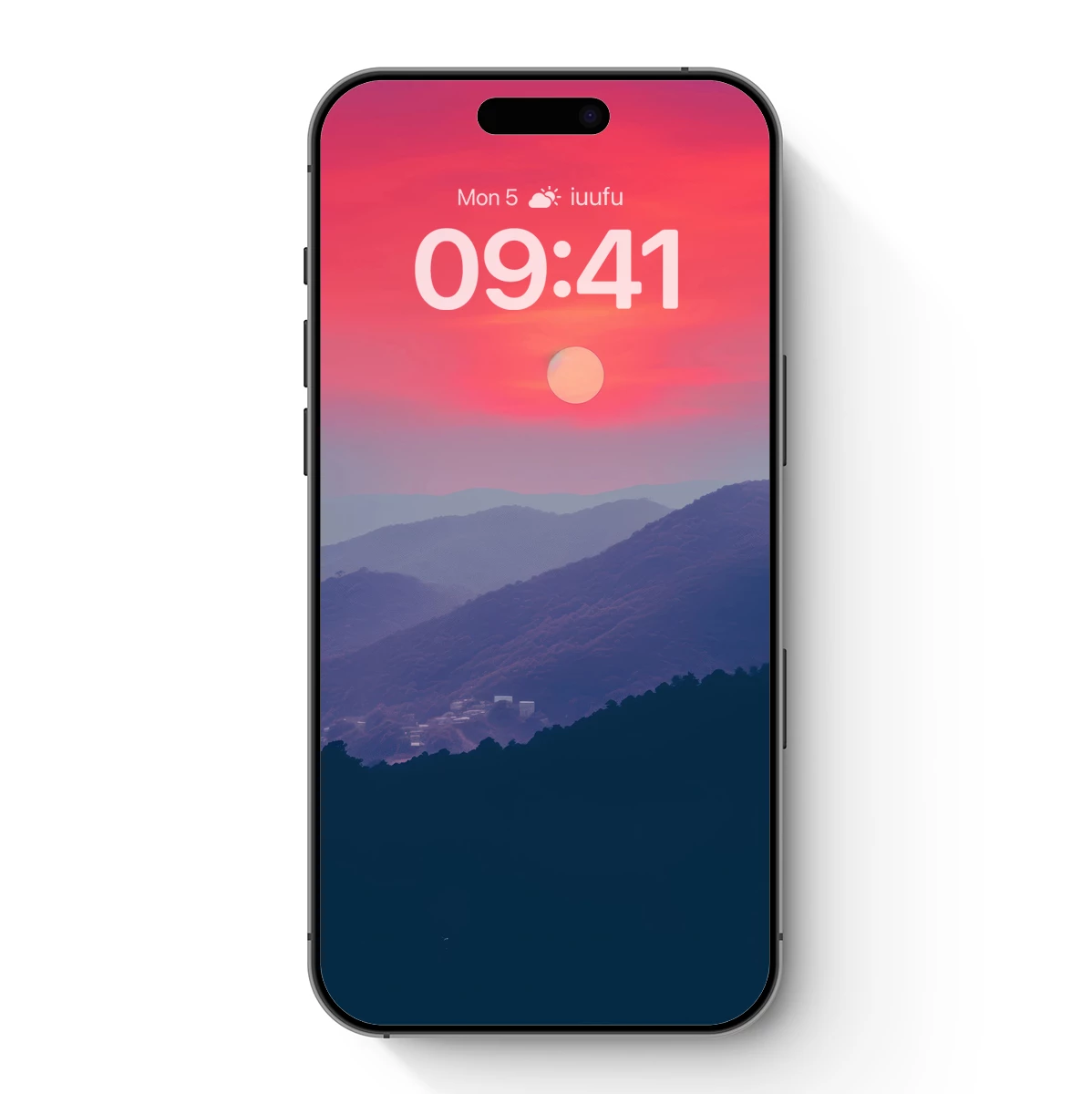 Eternal Sunset Over Misty Peaks - Image 7