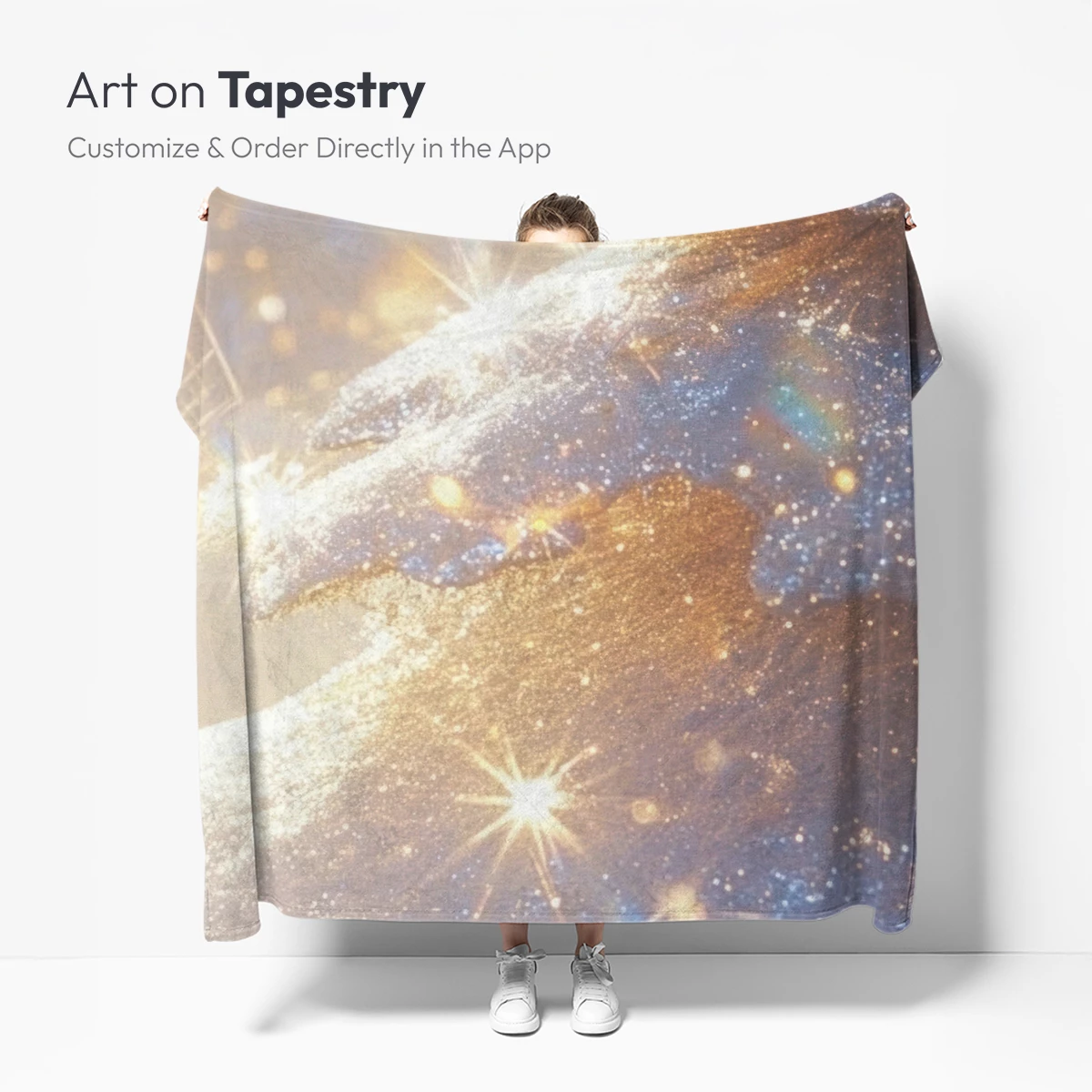 Glittering Celestial Tree: A Sparkling Night Vision - Image 5