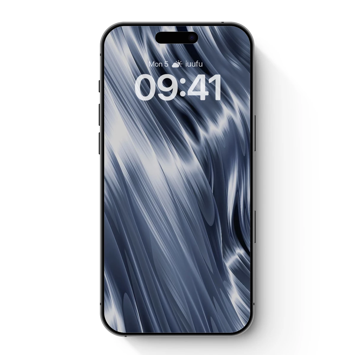 Fluid Silver Symphony: Abstract Waves in Motion