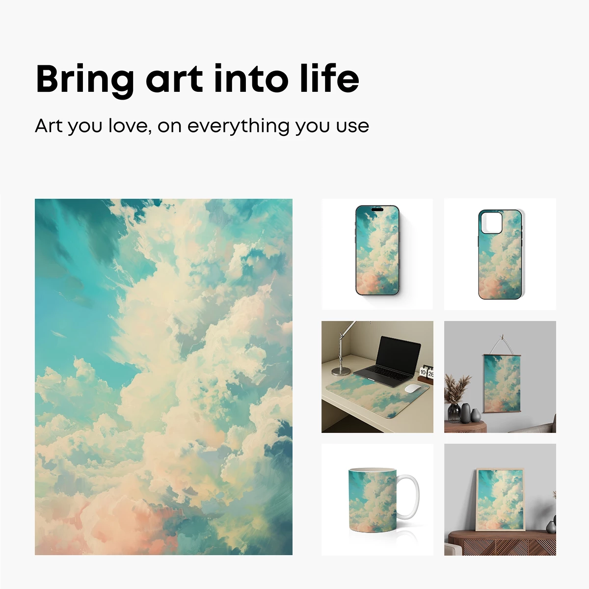 Ethereal Cloud Symphony: Pastel Skies in Motion - Image 2