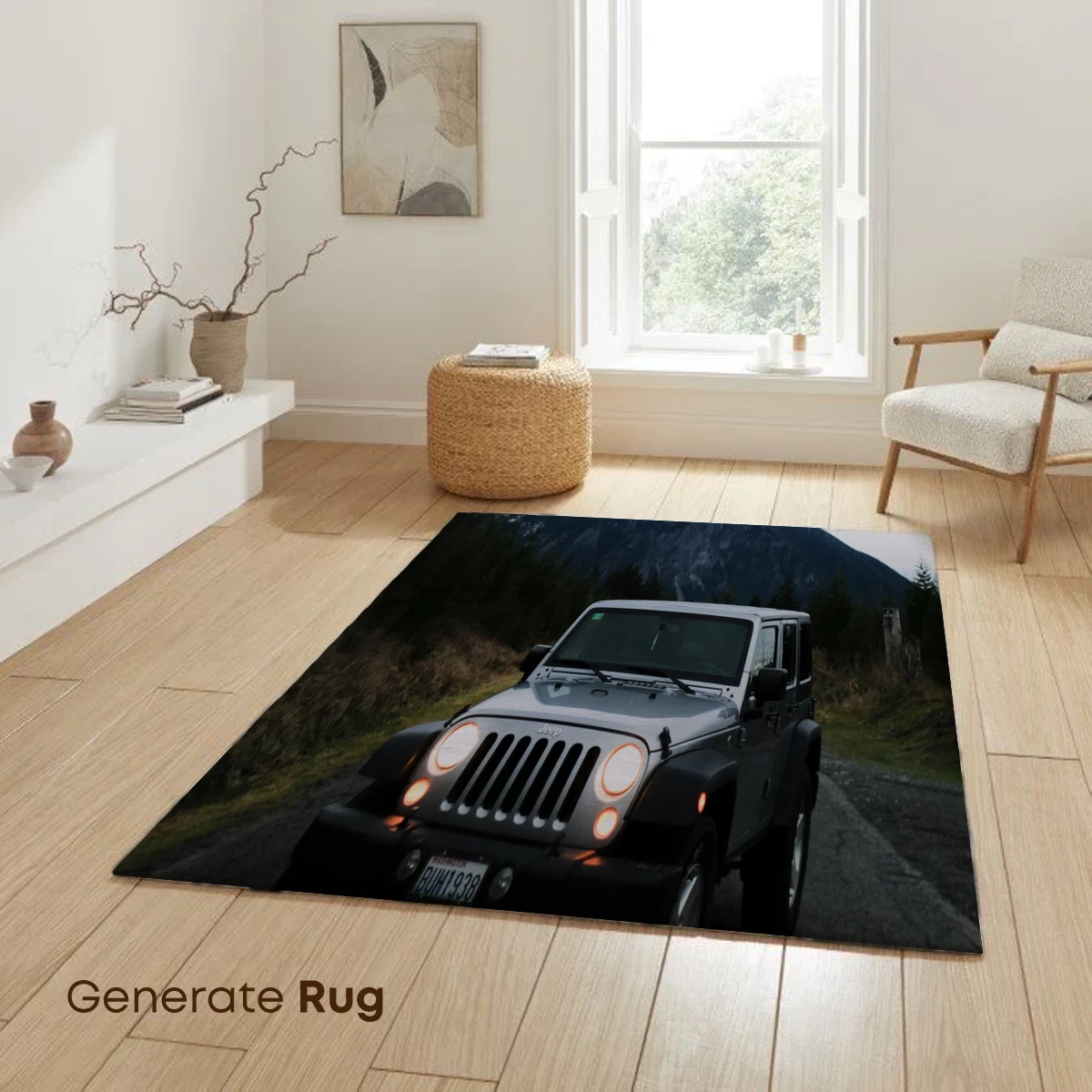 Jeep Under Mountain Shadows - Image 6
