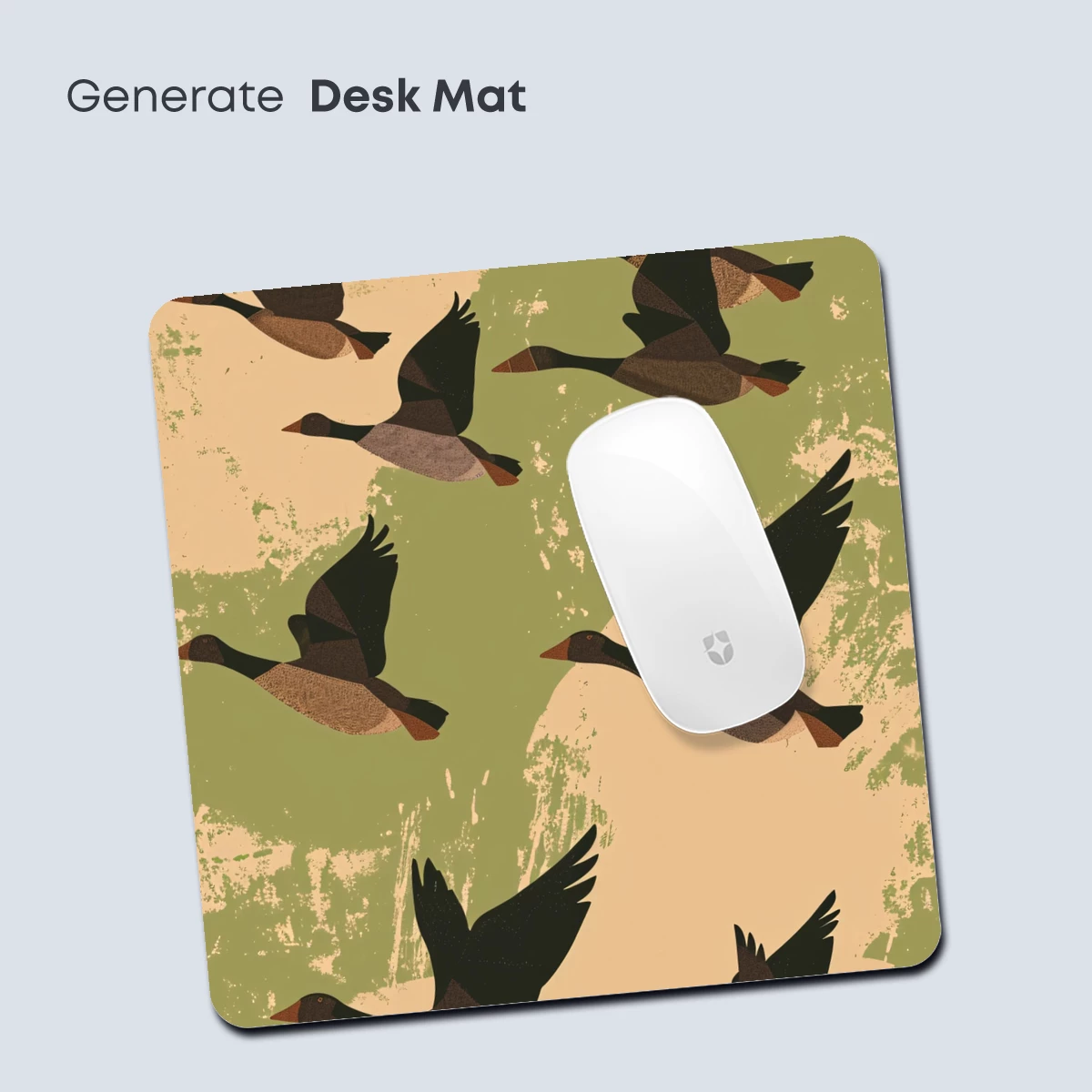 Geese in Flight: Grunge Artistry - Image 4