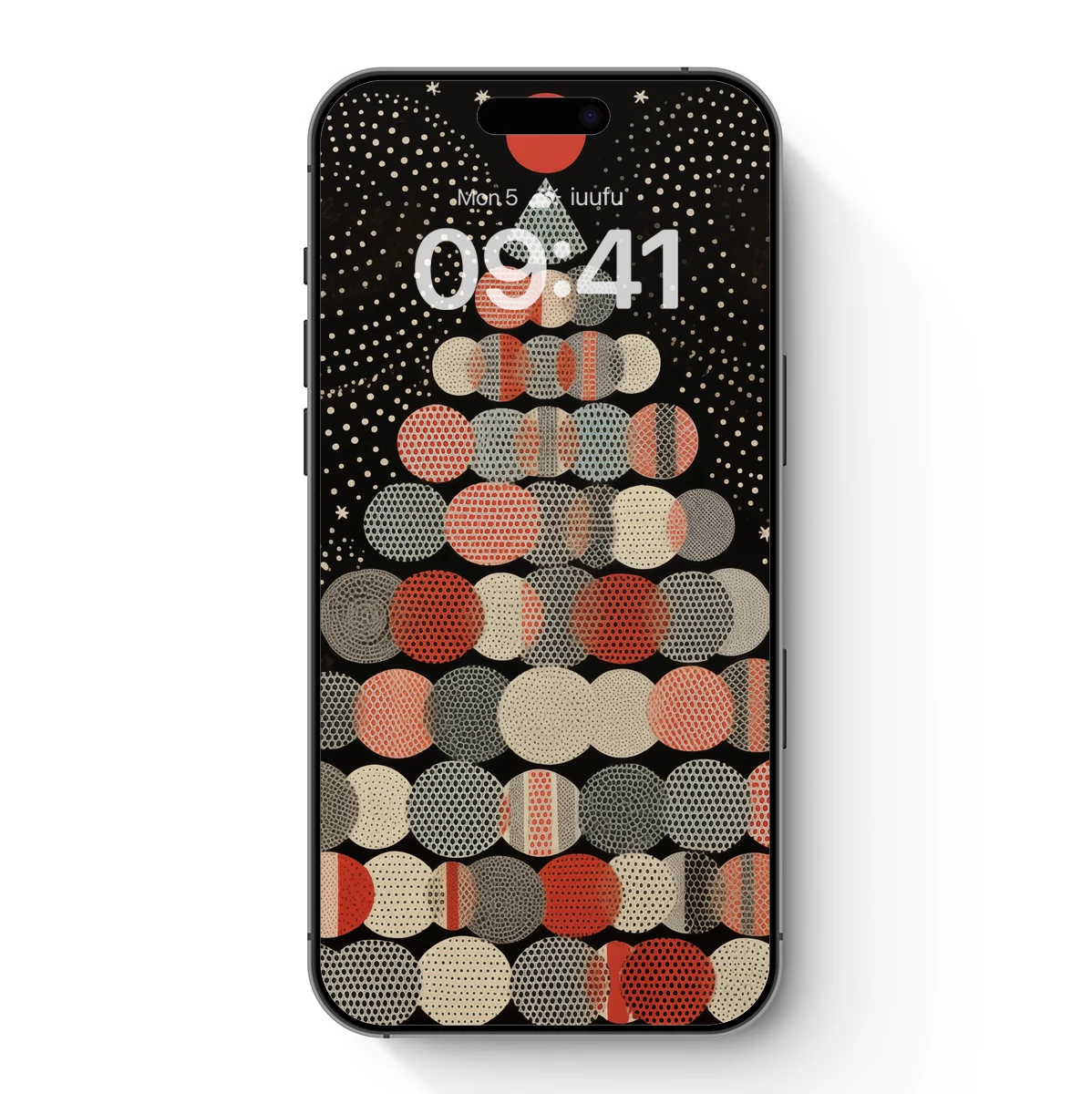 Geometric Eclipse: Modern Op Art Harmony