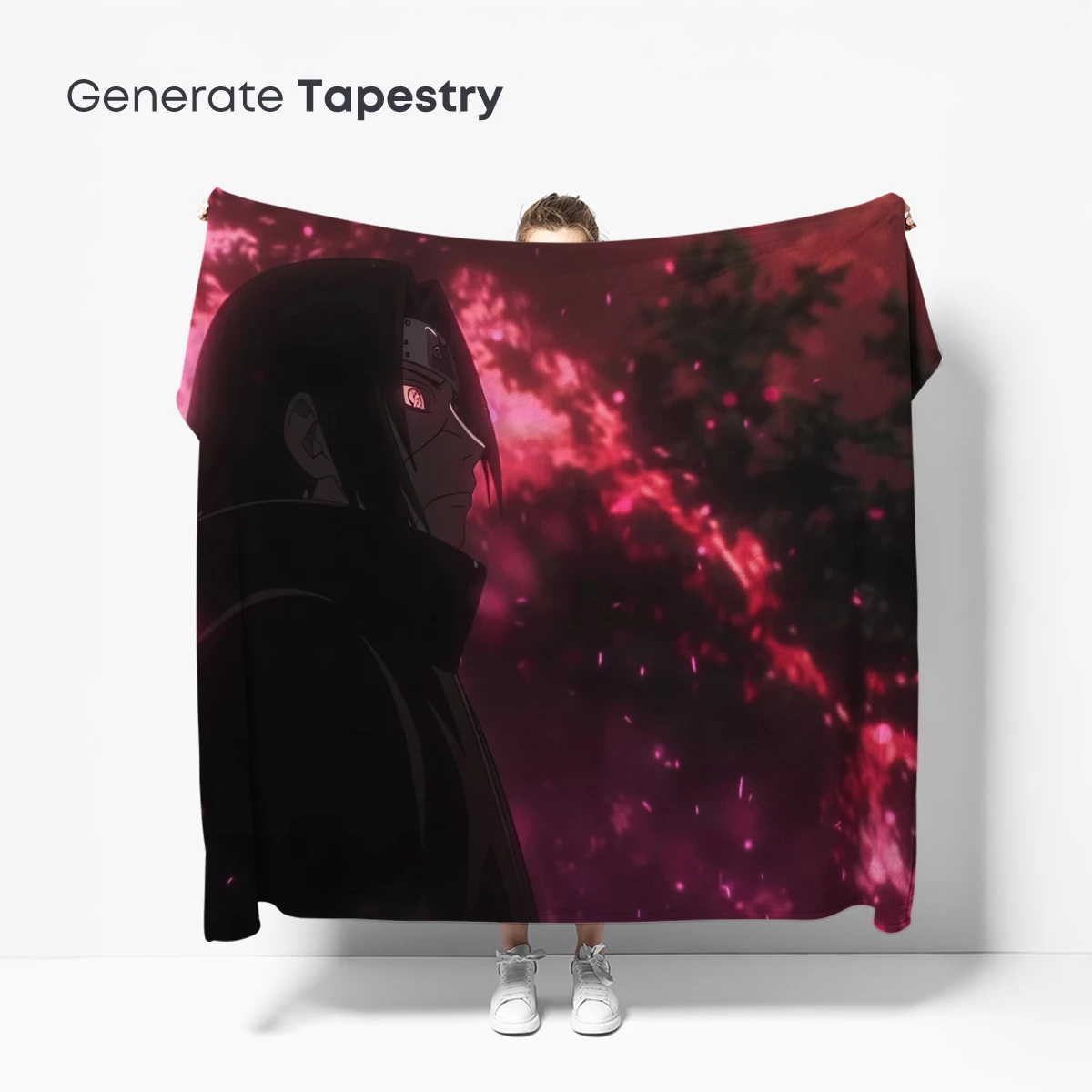 Eternal Twilight: Anime Warrior Amidst Crimson Flames - Image 5