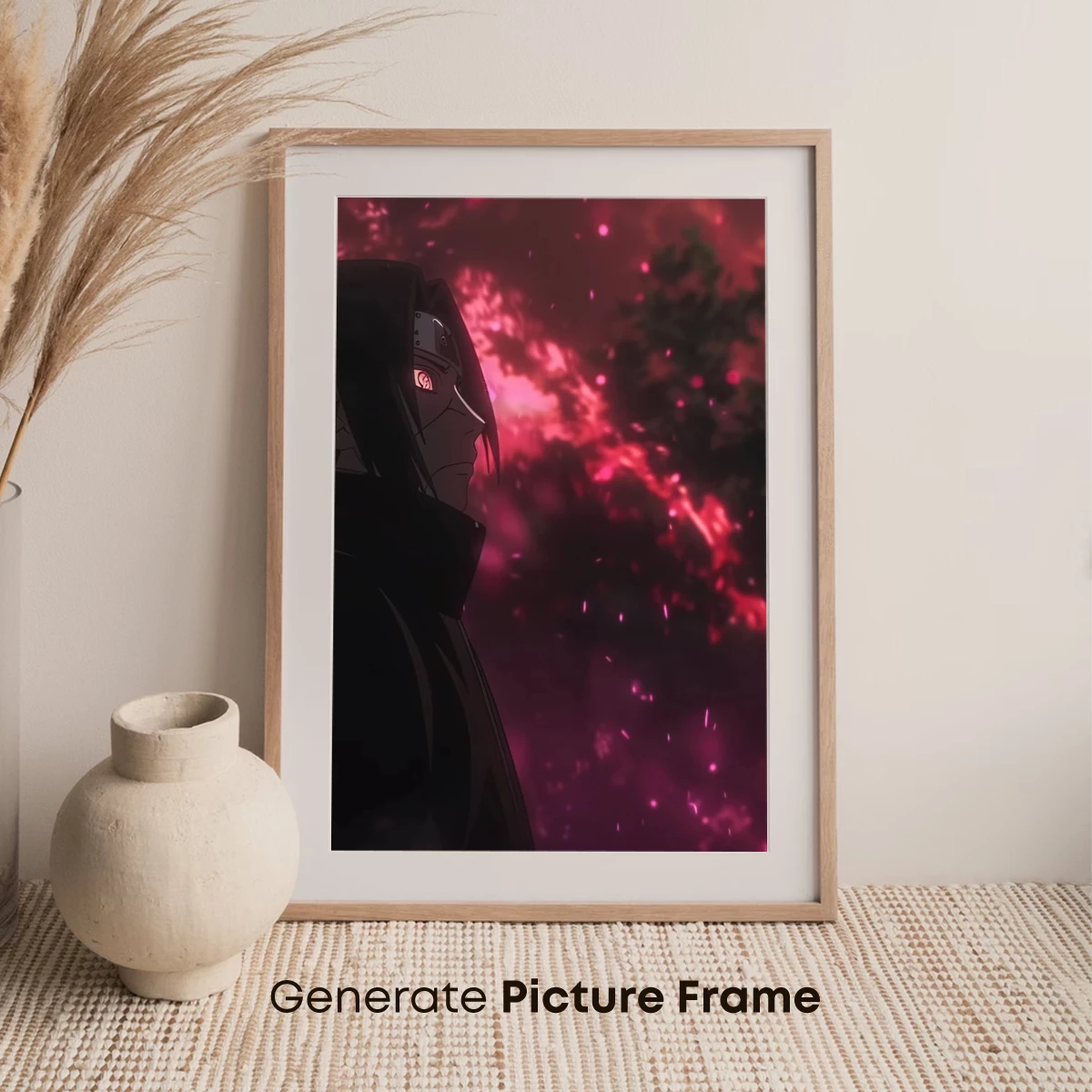 Eternal Twilight: Anime Warrior Amidst Crimson Flames - Image 7