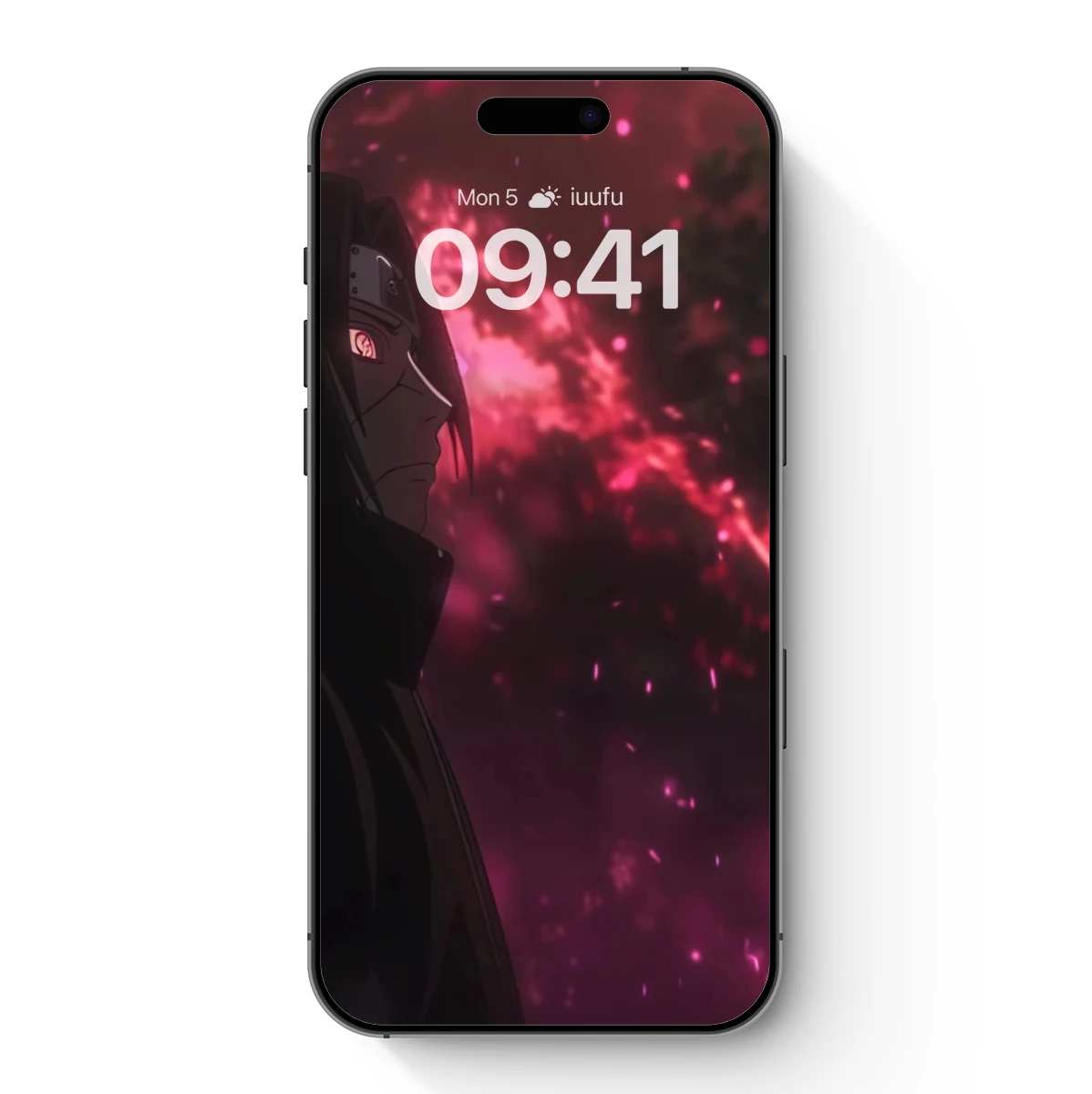 Eternal Twilight: Anime Warrior Amidst Crimson Flames