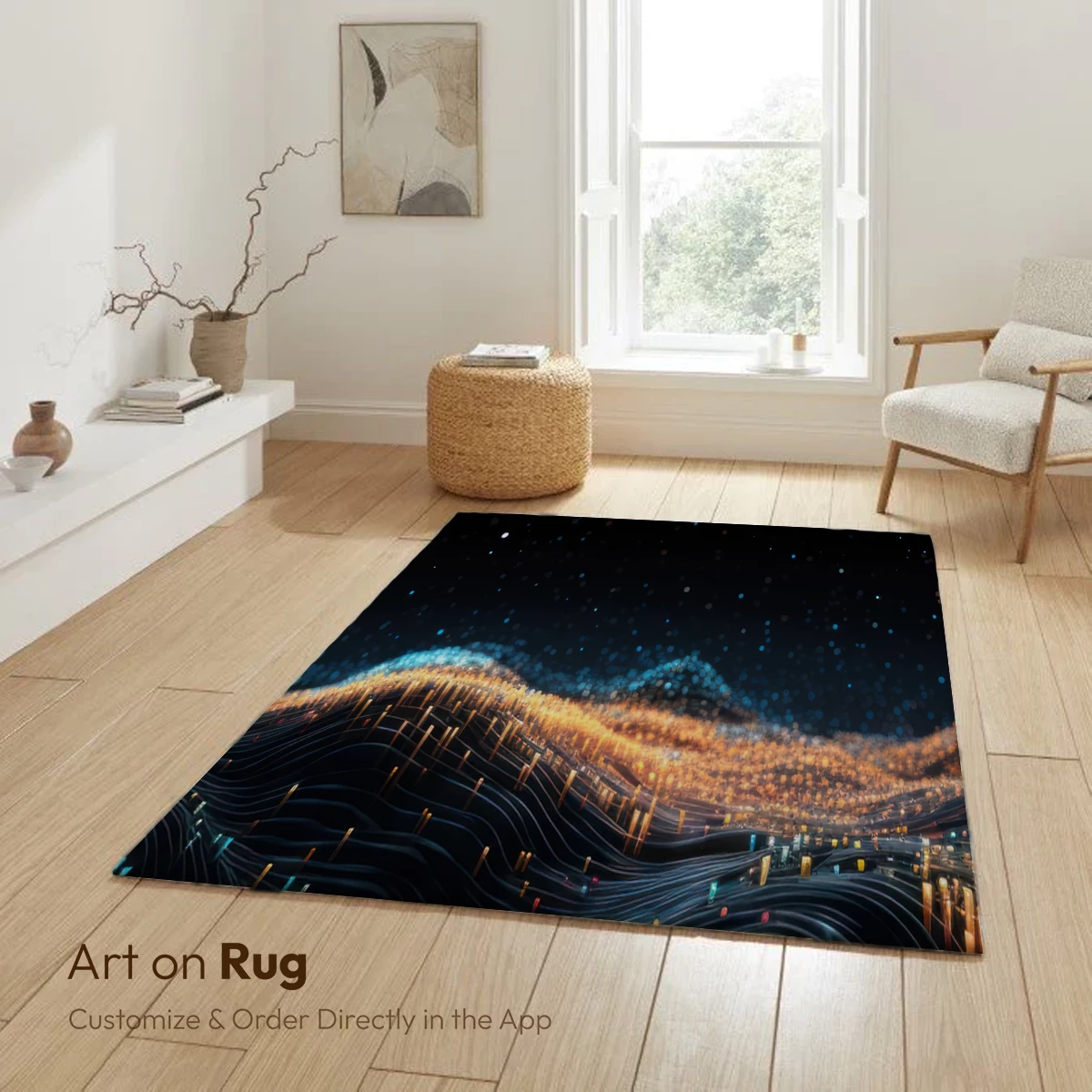 Digital Stardust Waves: A Symphony of Light and Flow - Image 6