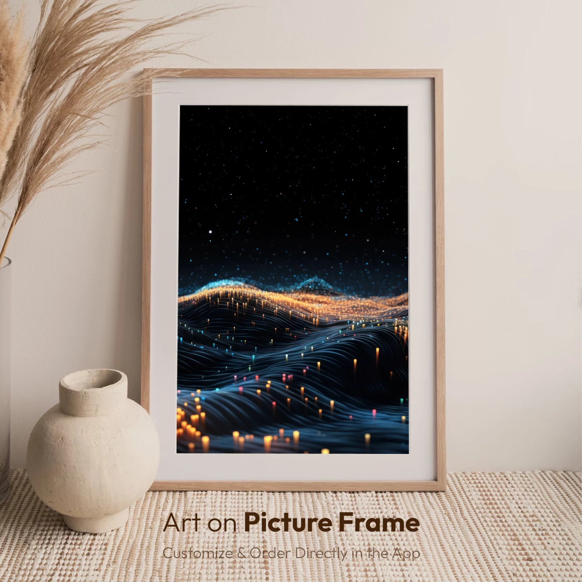 Digital Stardust Waves: A Symphony of Light and Flow - Image 7