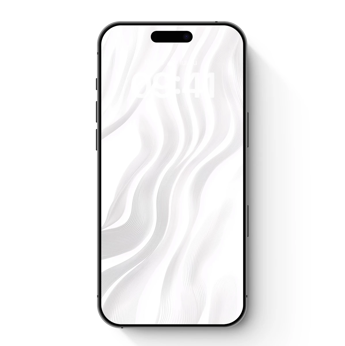 Elegant Flow: Abstract Wavy Lines in Monochrome