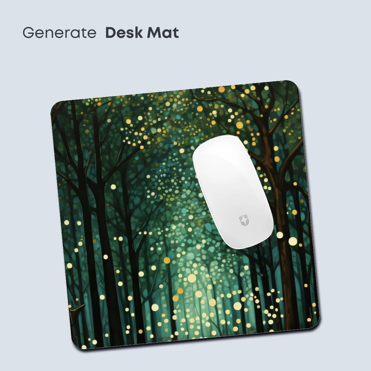 Enchanted Forest Glow: A Luminous Pathway - Image 4