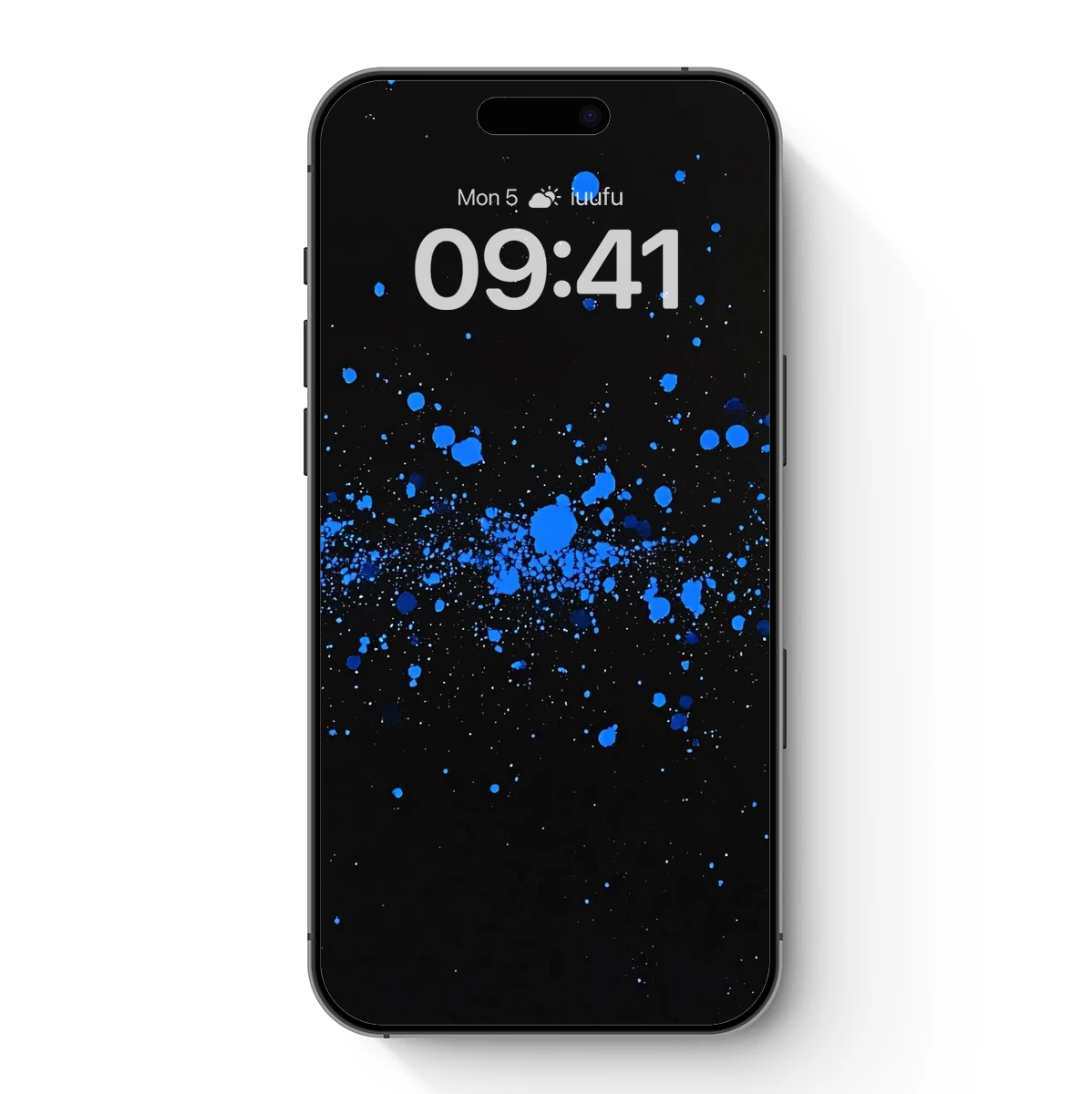 Blue Nebula Splash: Cosmic Artistry in Motion