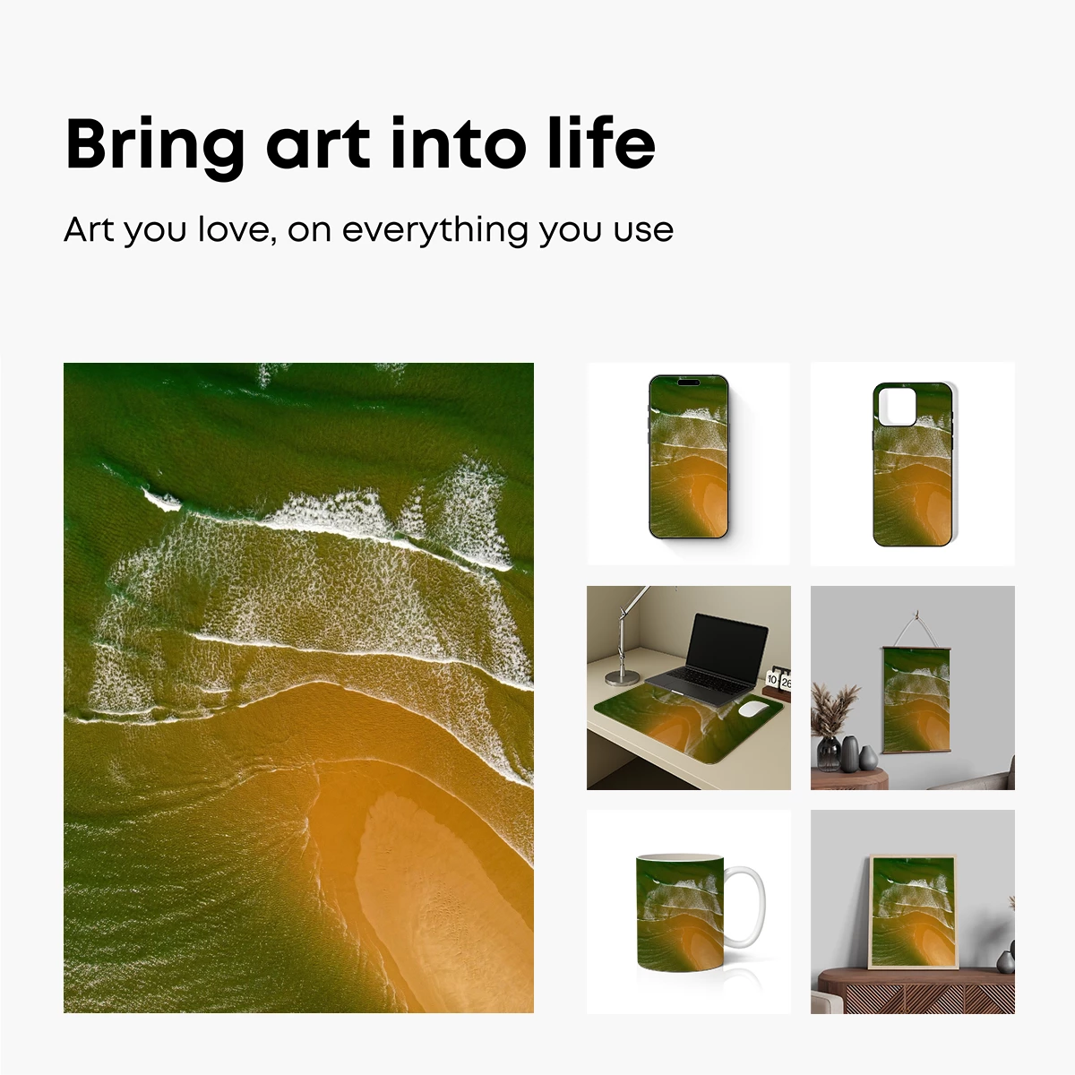 Aerial Symphony of Sea and Sand - Image 2