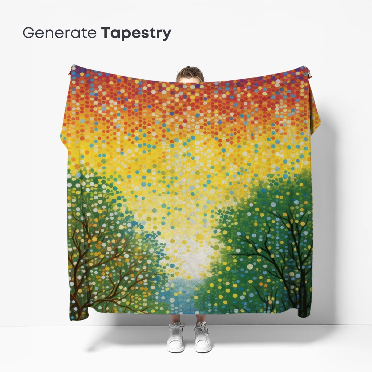 Dot-Painted Twilight Forest - Image 5