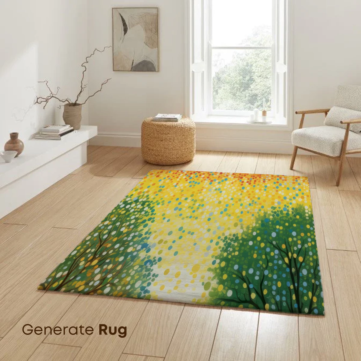 Dot-Painted Twilight Forest - Image 6