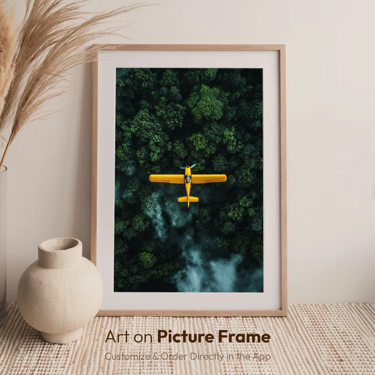 Golden Flight Over Verdant Canopy - Image 7