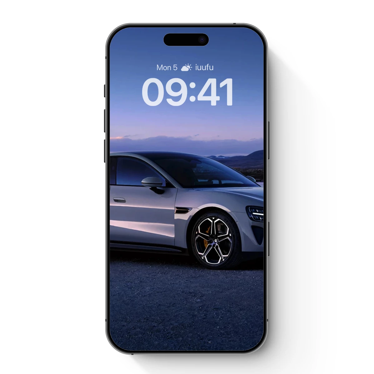 Futuristic Car at Twilight Serenity