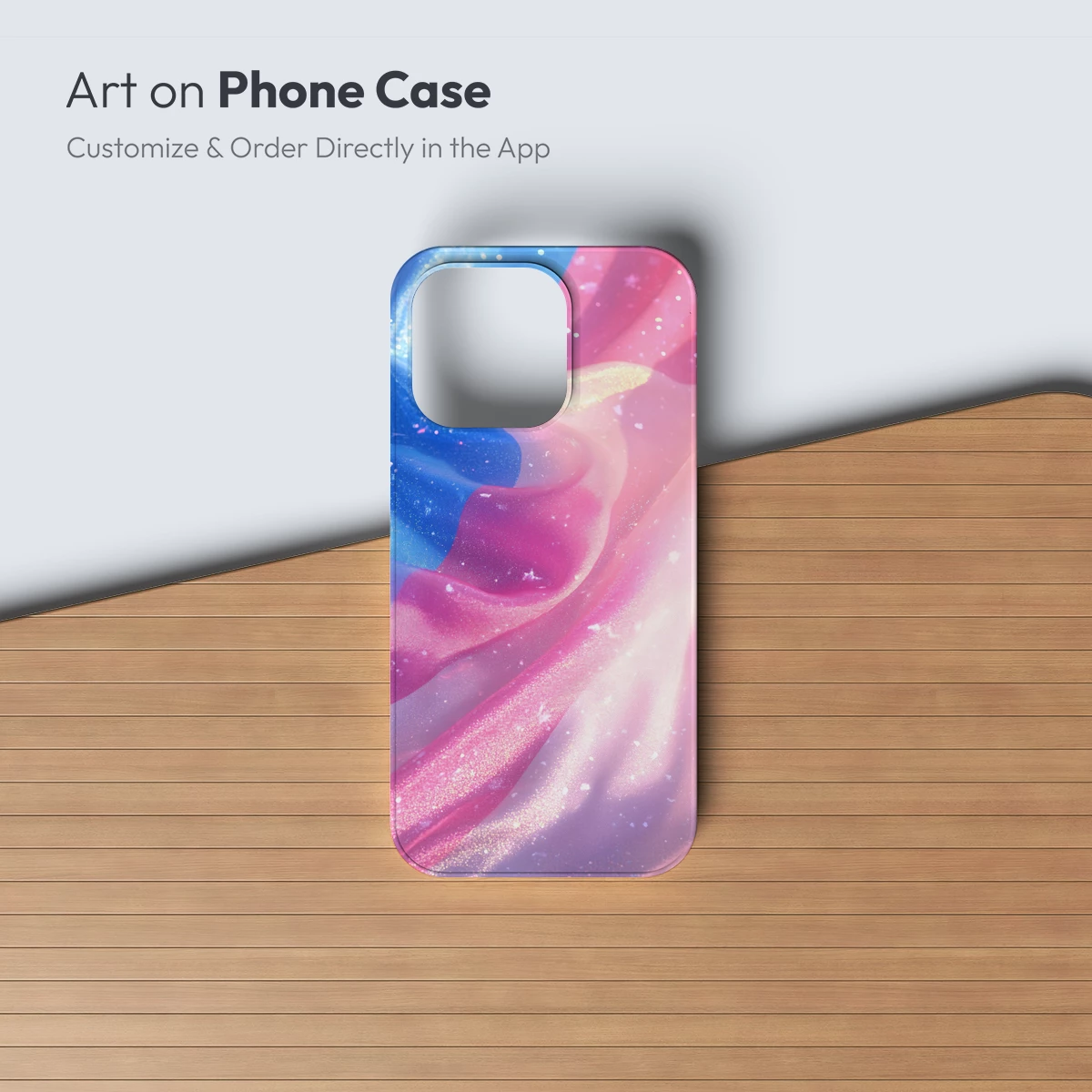 Galactic Silk Symphony: Shimmering Textures in Pastel Hues - Image 3