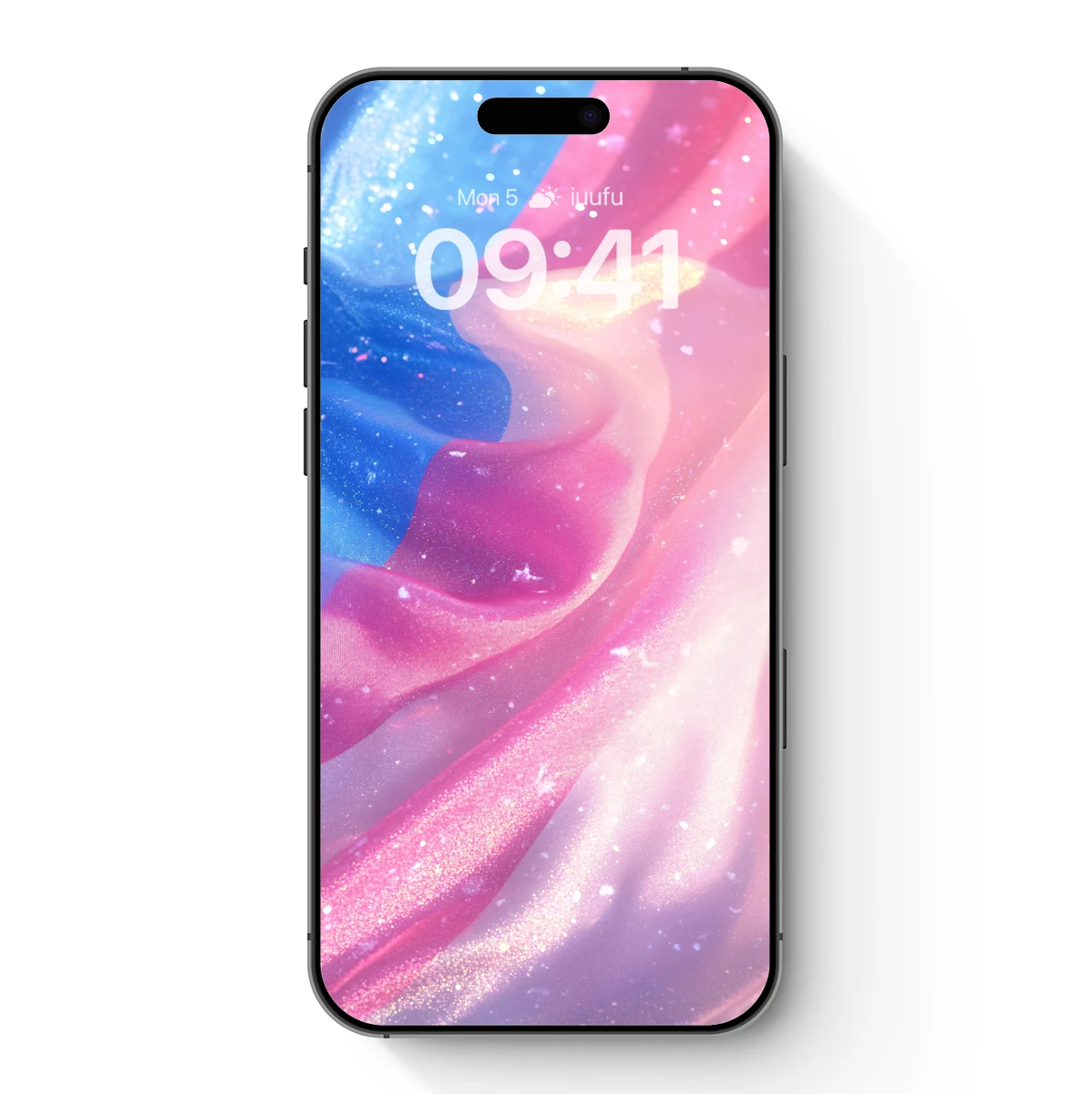 Galactic Silk Symphony: Shimmering Textures in Pastel Hues