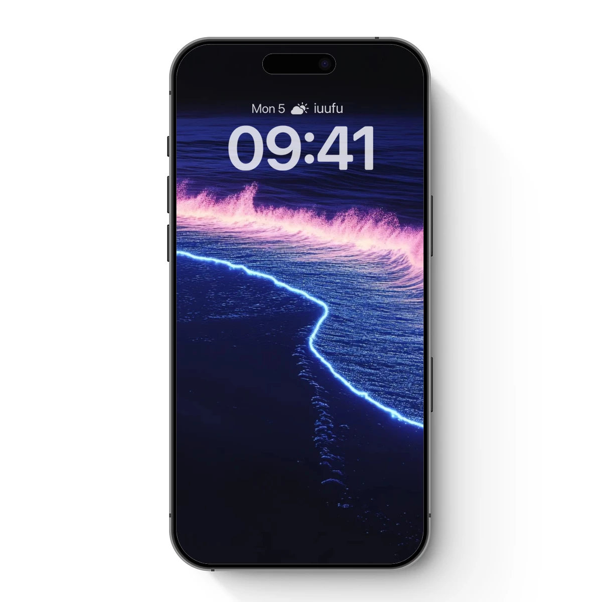 Neon Wave Symphony: Electric Ocean Elegance