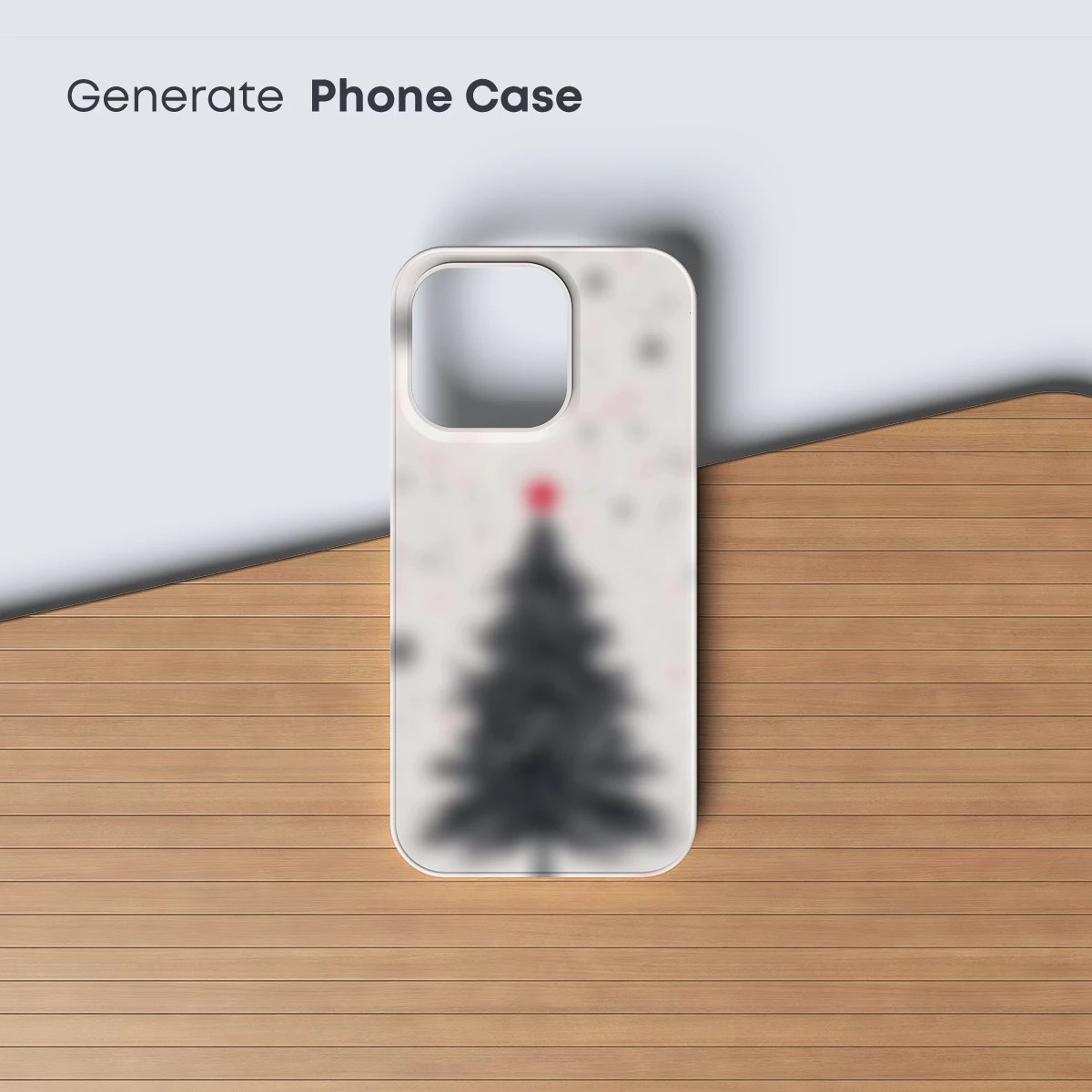 Blurred Christmas Tree Silhouette - Image 3