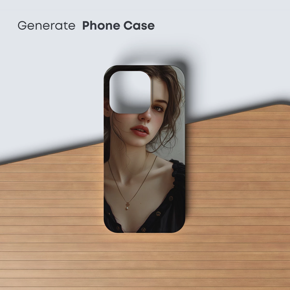 Elegant Muse in Velvet: A Portrait of Timeless Beauty - Image 3