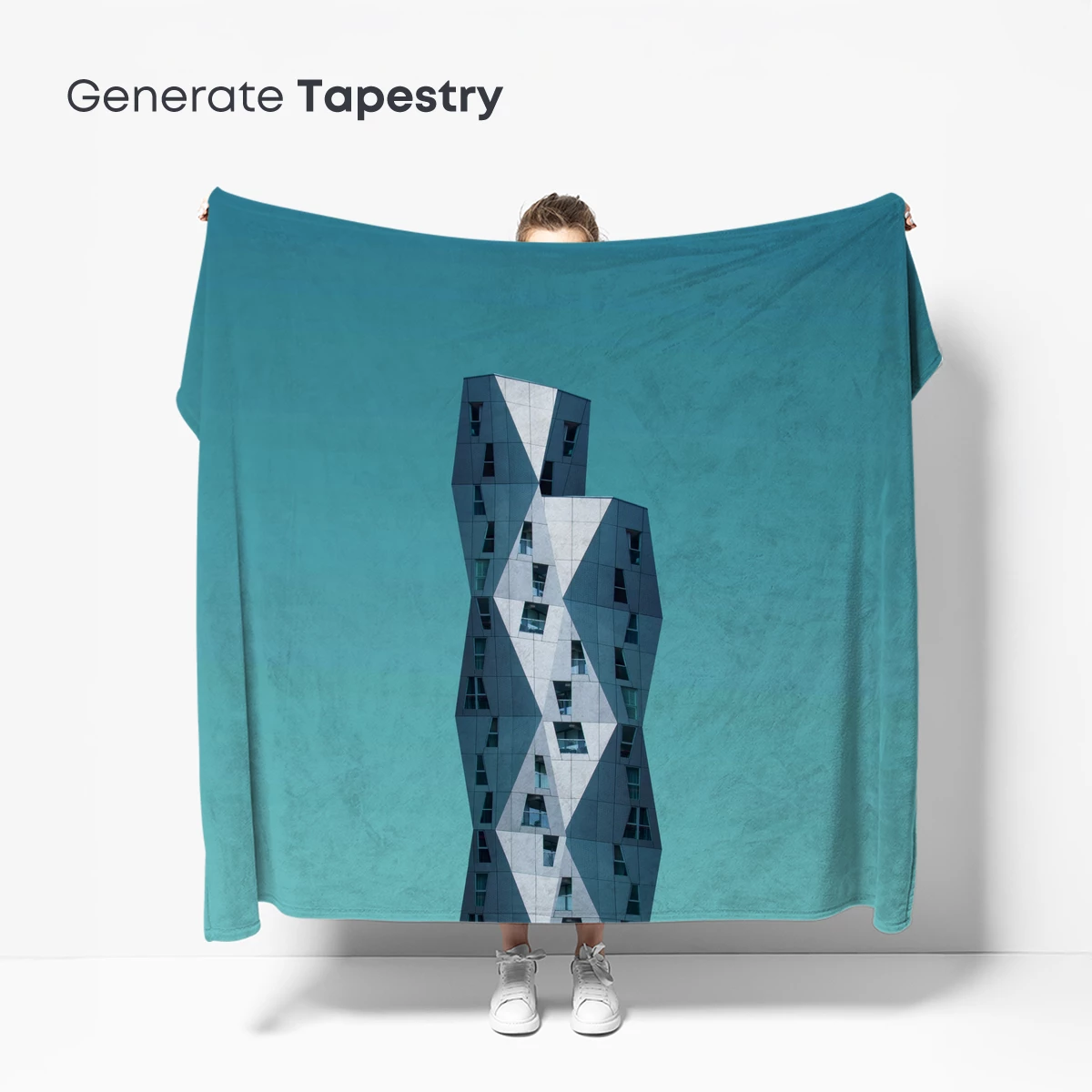 Geometric Skyscraper: Futuristic Urban Sculpture - Image 5