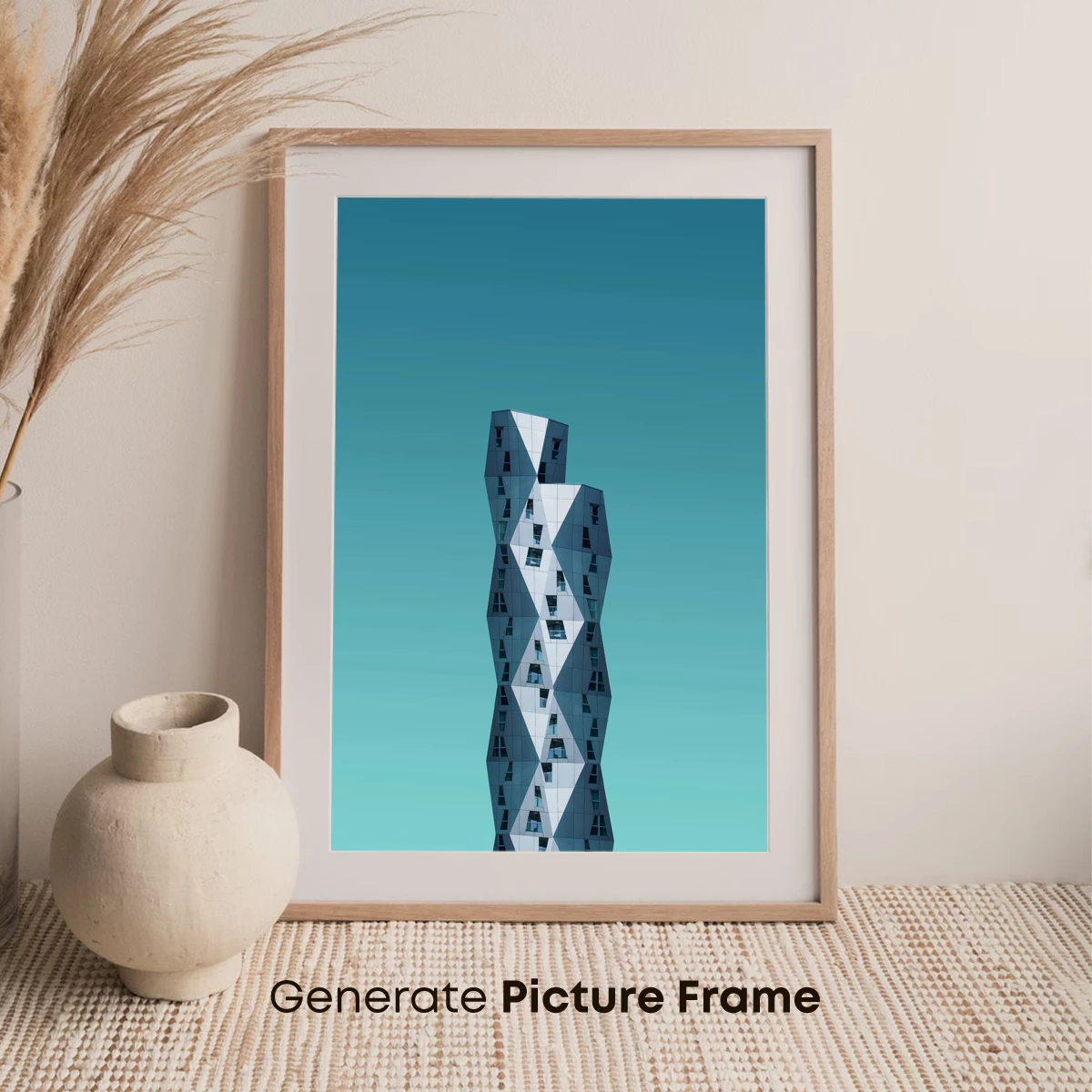 Geometric Skyscraper: Futuristic Urban Sculpture - Image 7