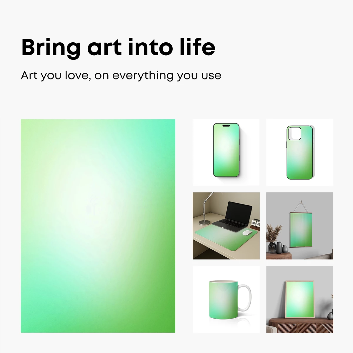 Ethereal Green Gradient Glow - Image 2