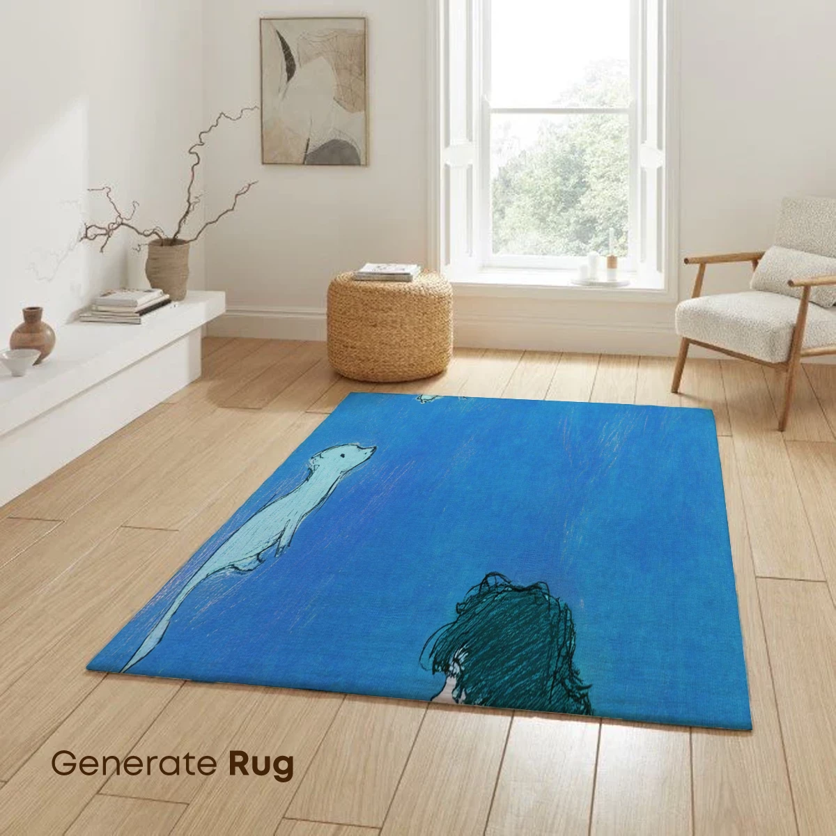 Cloud Reader Amidst Celestial Creatures - Image 6