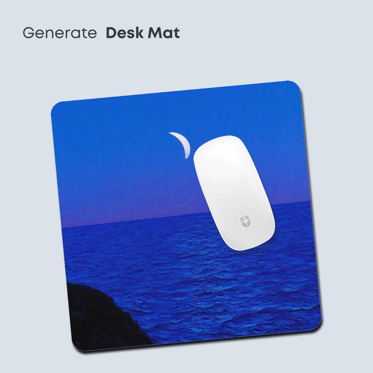 Crescent Moon Over Twilight Sea - Image 4