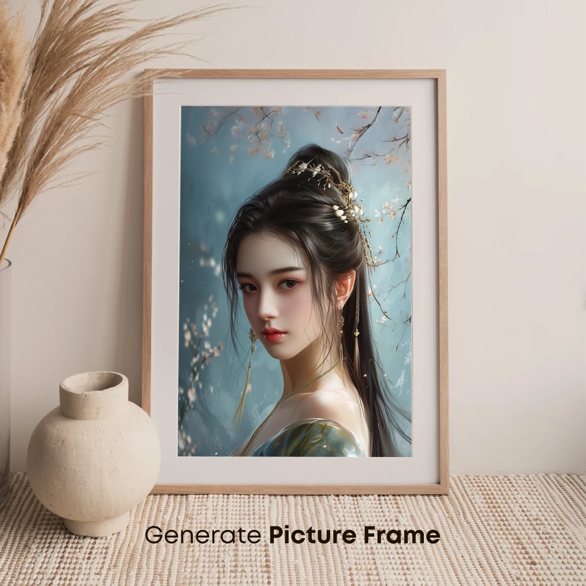 Ethereal Blossom: Ancient Beauty in Modern Artistry - Image 7
