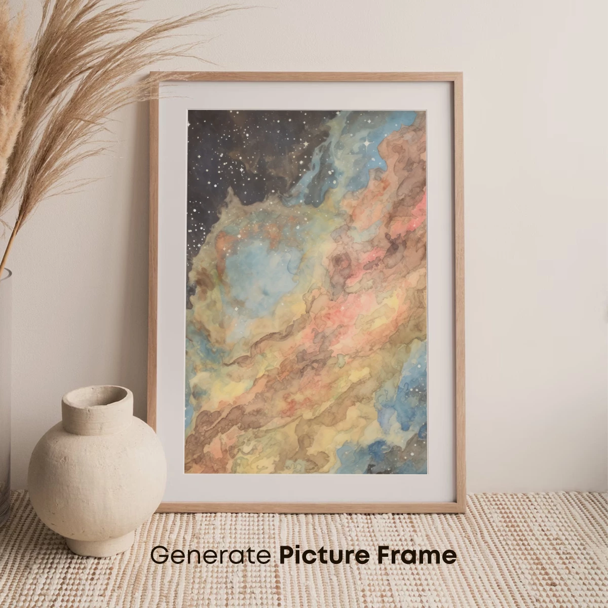 Cosmic Watercolor Nebula - Image 7