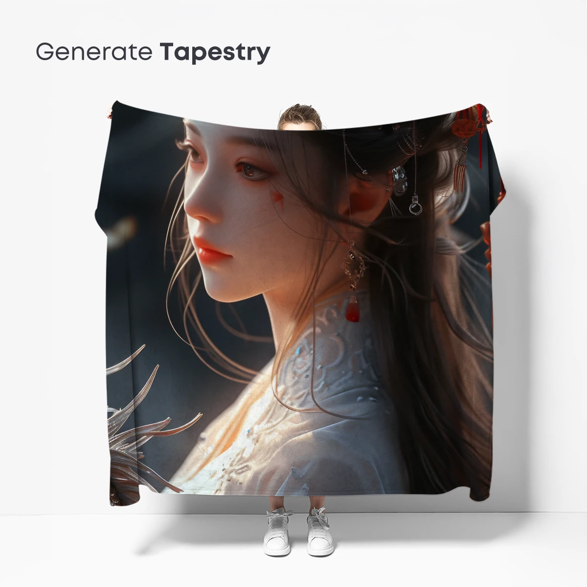 Ethereal Dragon Heirloom: A Fantasy Portrait - Image 5