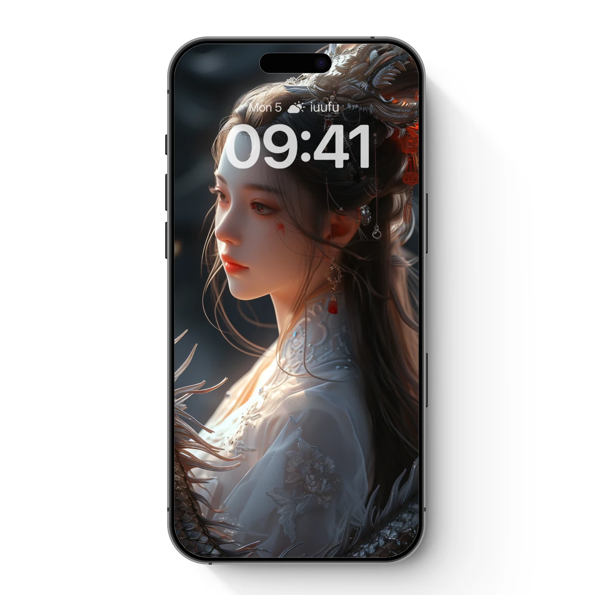 Ethereal Dragon Heirloom: A Fantasy Portrait