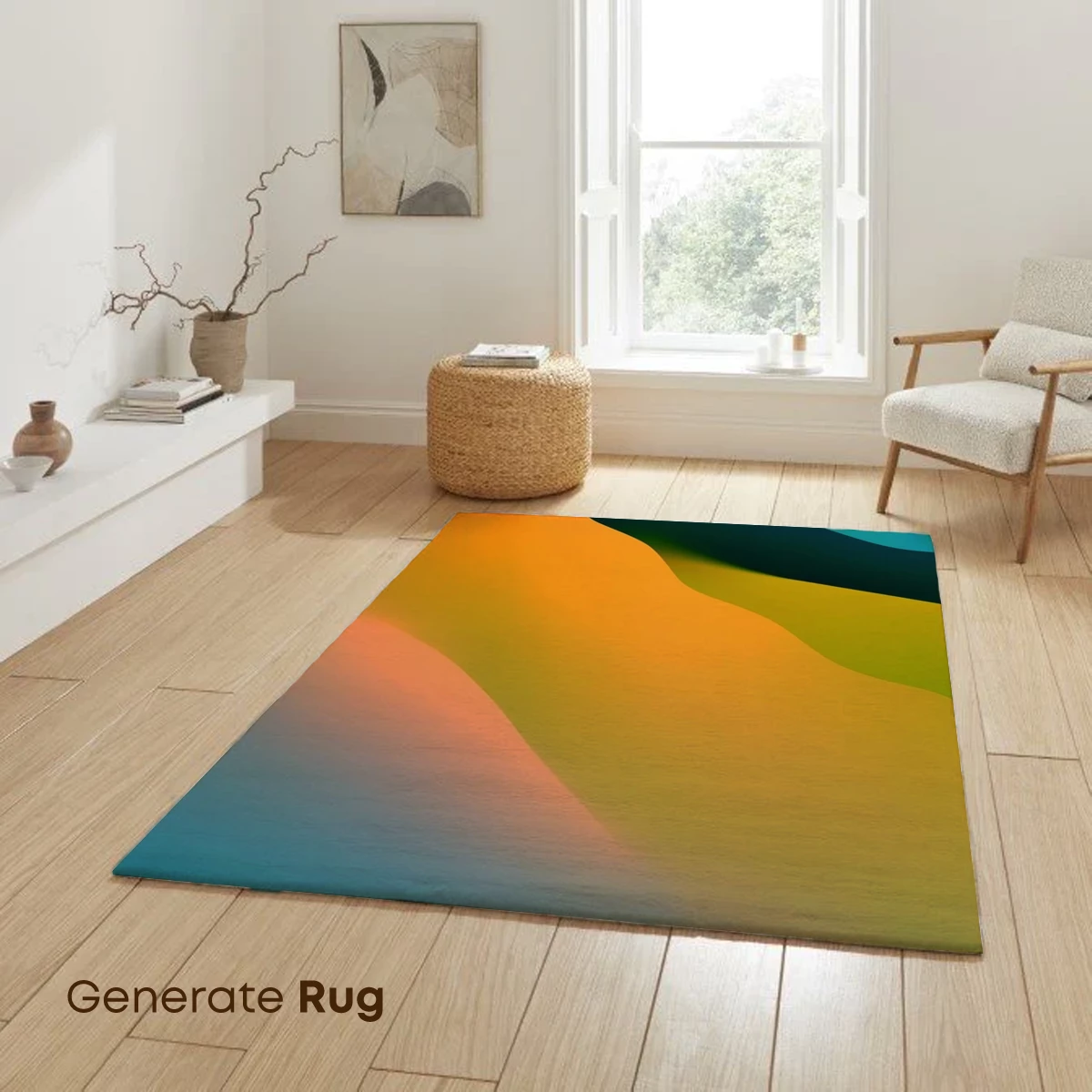 Abstract Ocean Waves in Warm Tones - Image 6