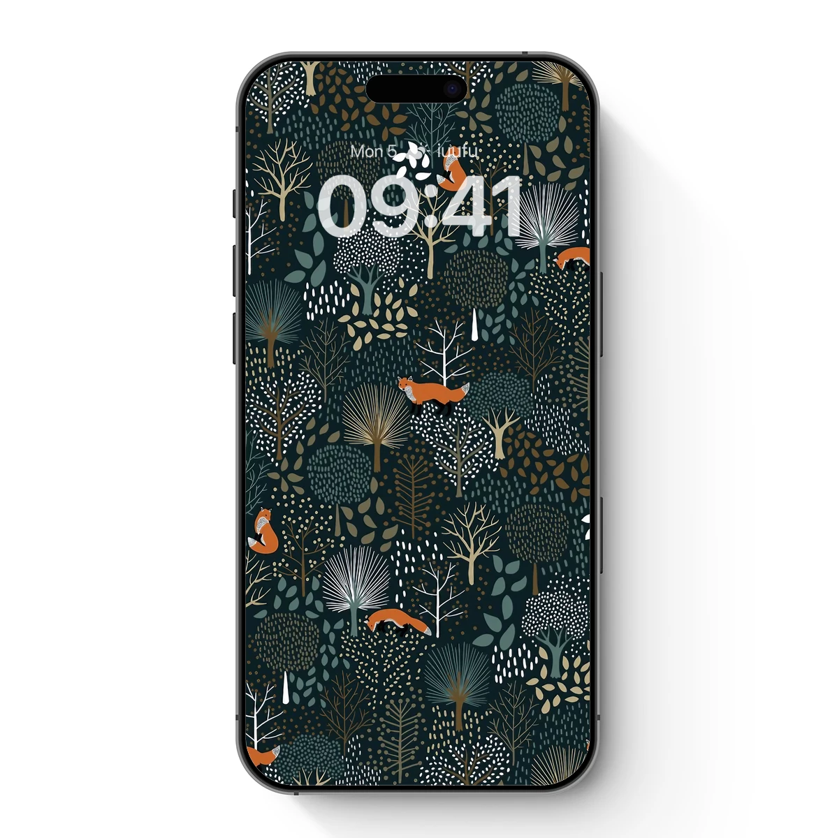 Foxes in Whimsical Forest