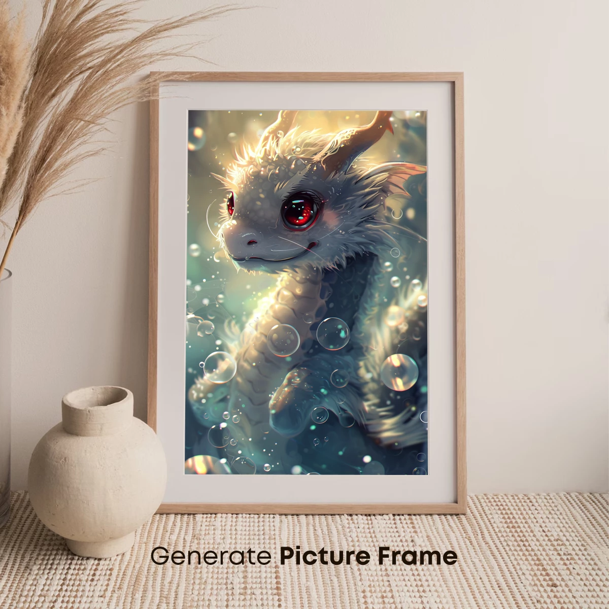 Enchanted Bubble Dragon: Mystical Fantasy Art - Image 7
