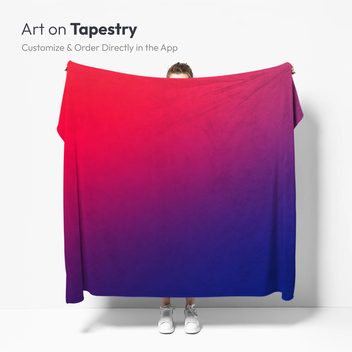Gradient Symphony: Red to Blue Harmony - Image 4