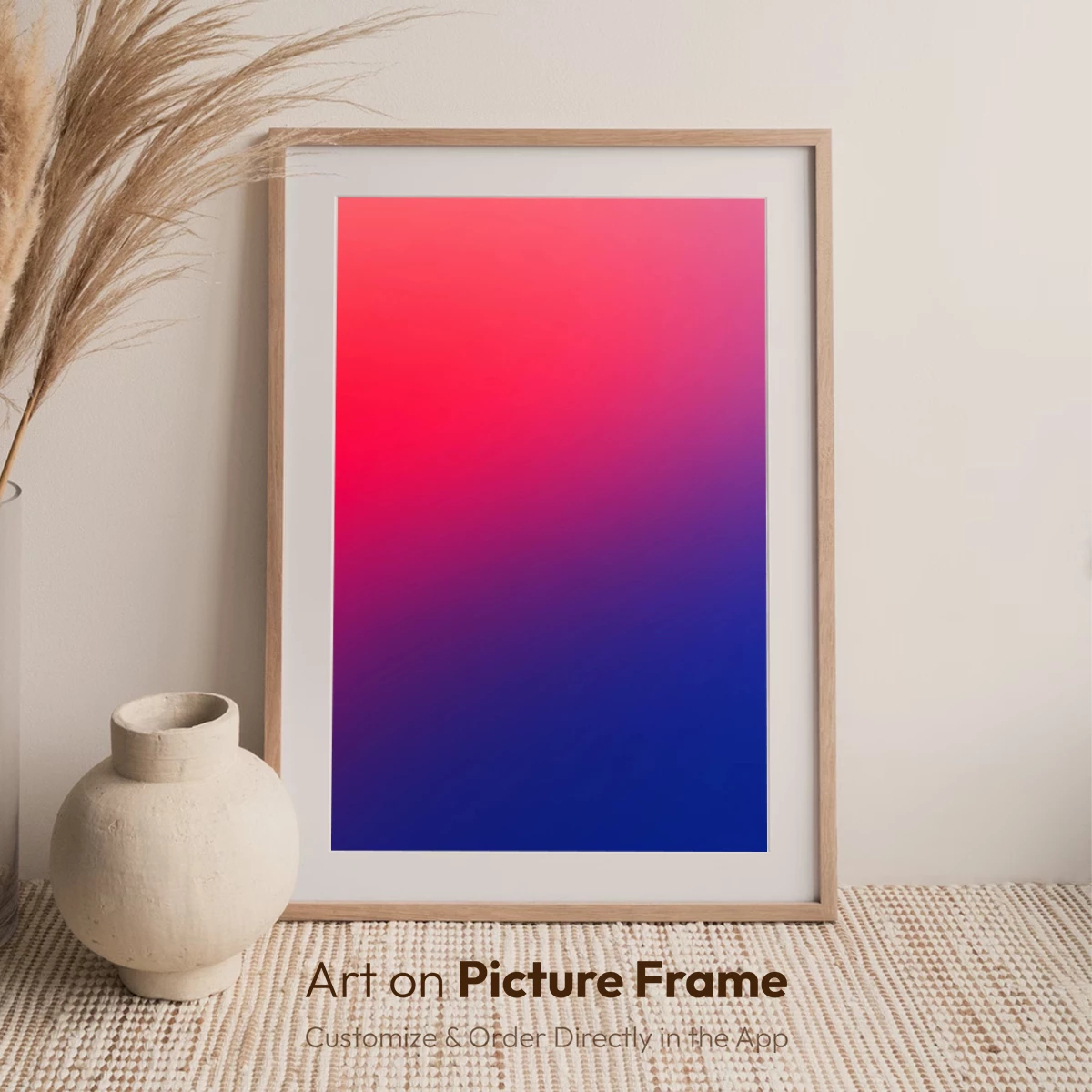 Gradient Symphony: Red to Blue Harmony - Image 6